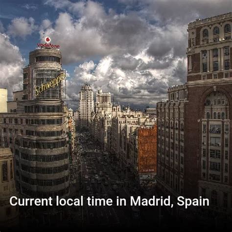 what time in madrid now